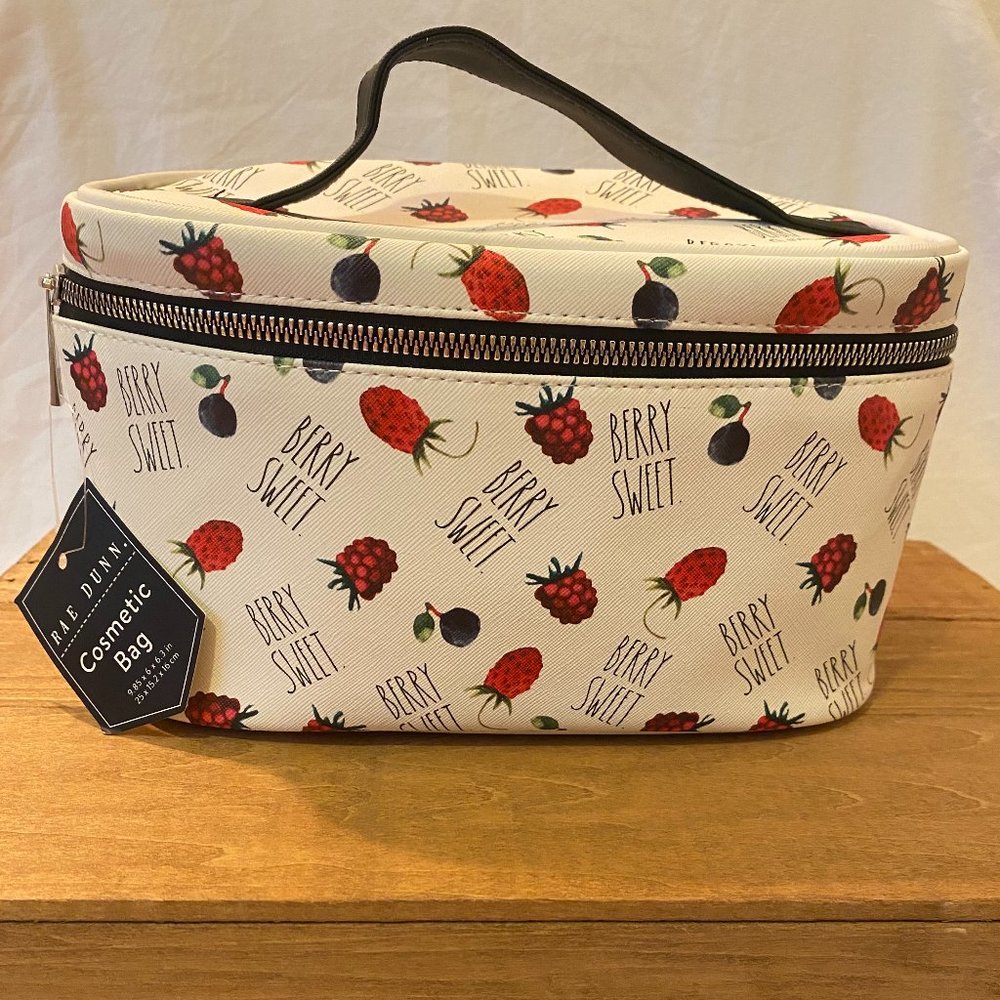 Rae Dunn "Berry Sweet" Cosmetic Bag